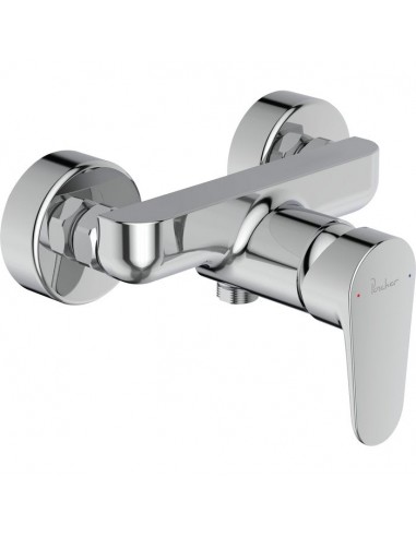 Mitigeur douche mural Kheops Porcher - Chrome PORCHER SR201606RMD la chaussure